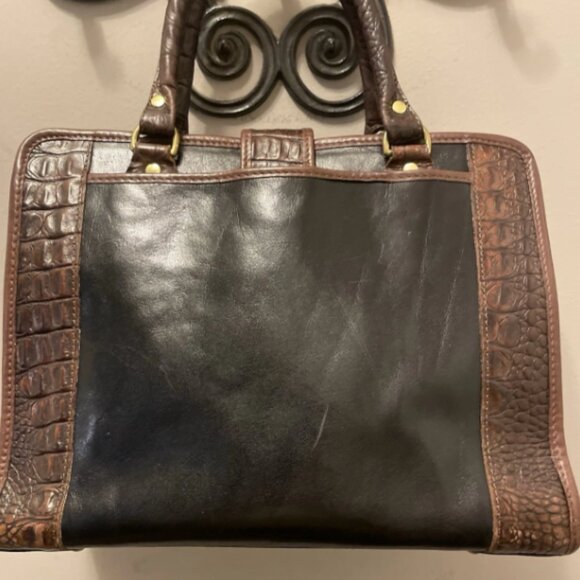 Vintage Brahmin Tuscan Collection Satchel GUC - Picture 4 of 12